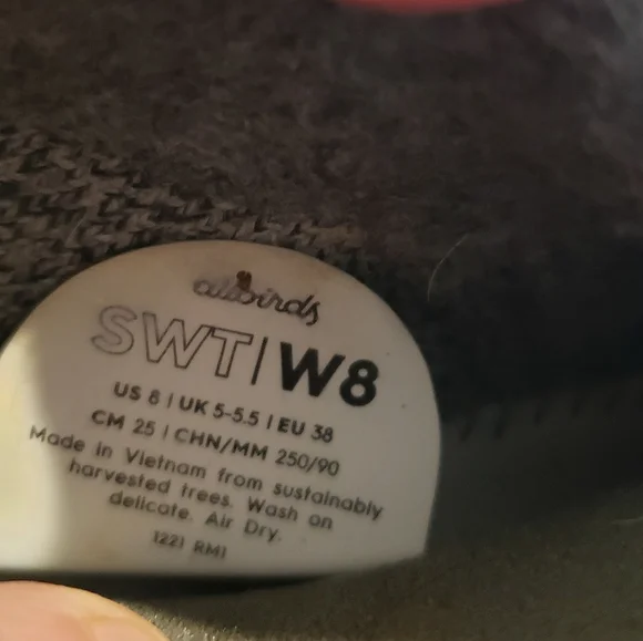 All birds Trail Runners SWT Sneakers Black Orange - Picture 5 of 8